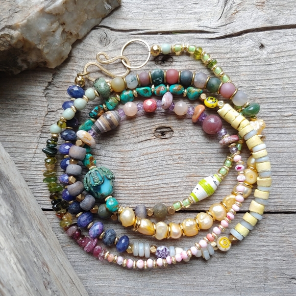 🛑HOLD🛑Convertible Bracelet OR 2 Strand Necklace - Picture 5 of 12